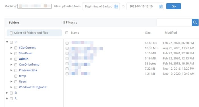 backblaze-file-restore-tree