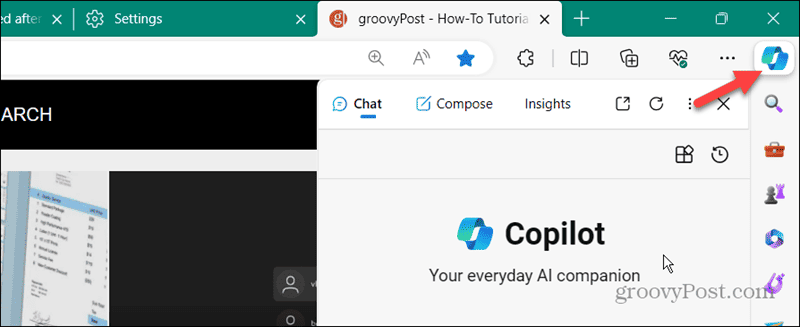 example of copilot in Microsoft Edge