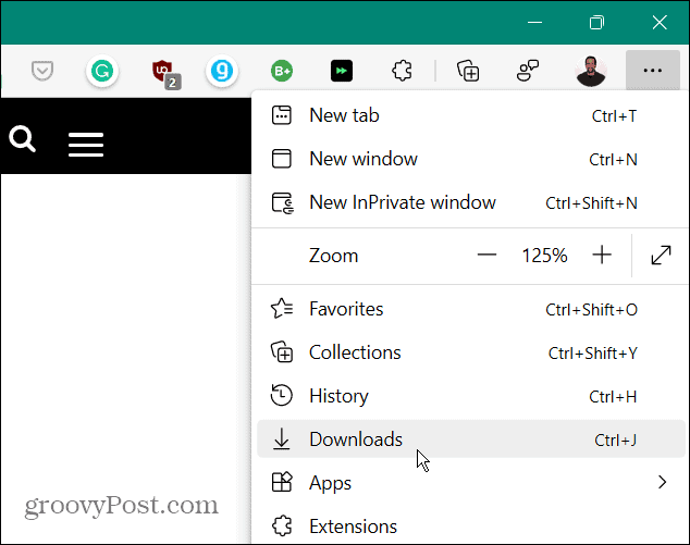 delete downloads history in Microsoft Edge