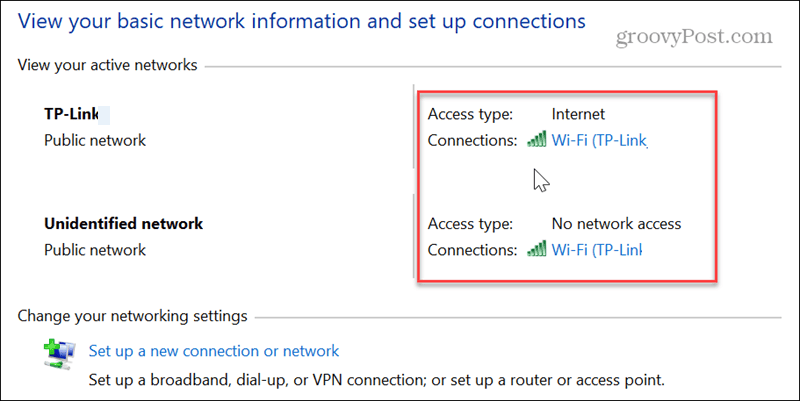 control panel connections