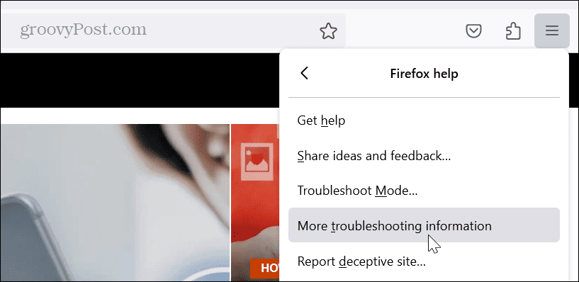 more troubleshooting firefox