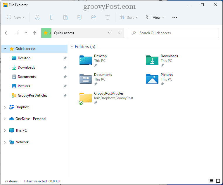 No Recently used files showing in File Explorer