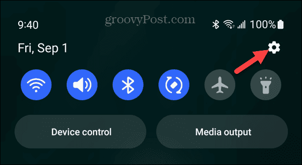 android settings