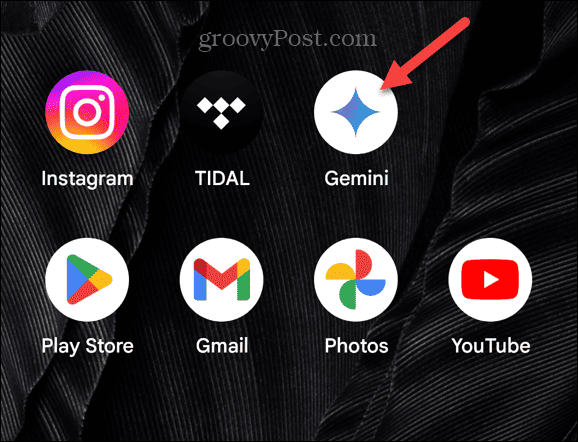 launch gemini app on Android