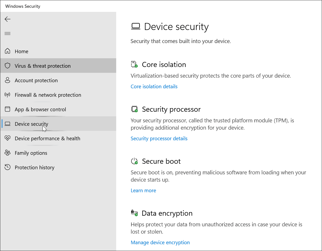 device security windows security windows 11