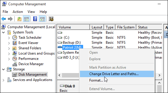 3 Change Drive Letter