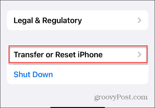 Reset the Keyboard on iPhone