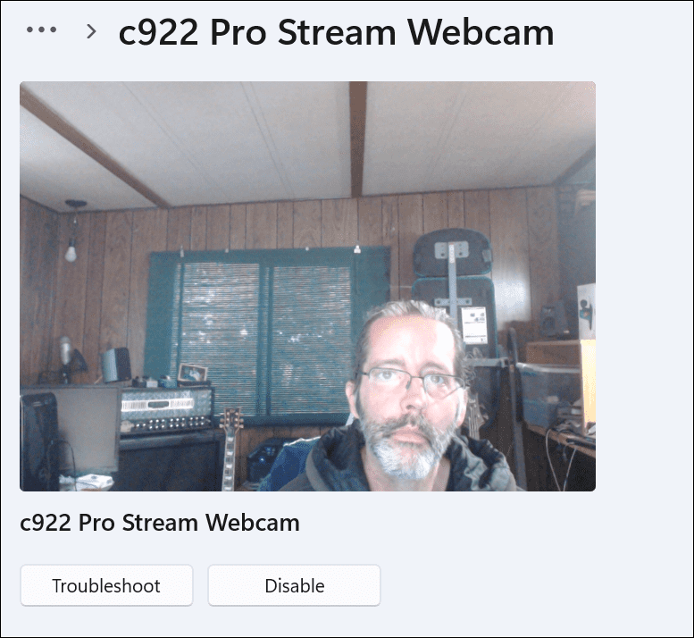 Manage Webcam Settings on Windows 11