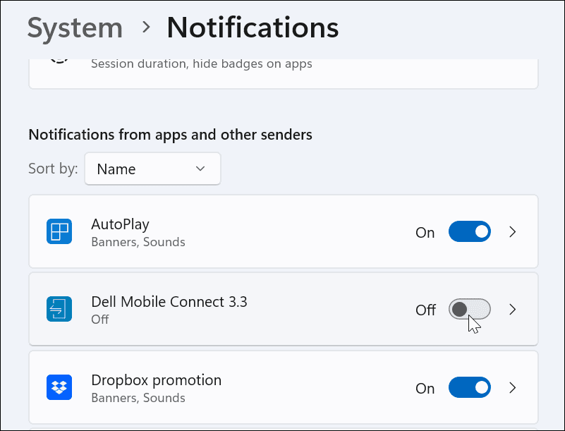 Block Notifications on Windows 11