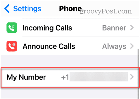 Find Your Phone Number on an iPhone