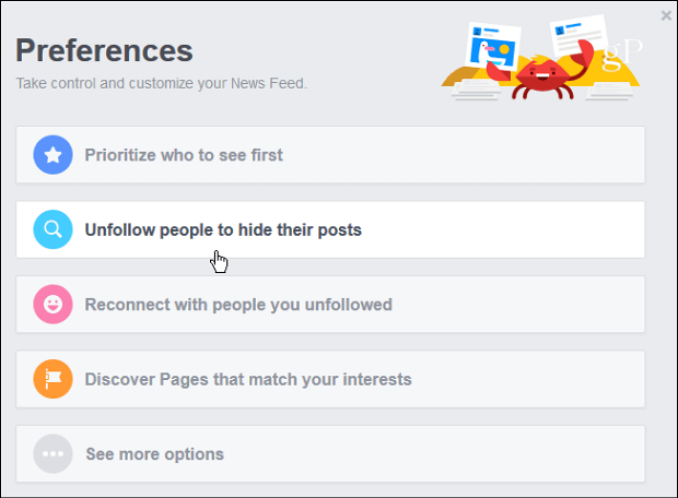 5 Preferences