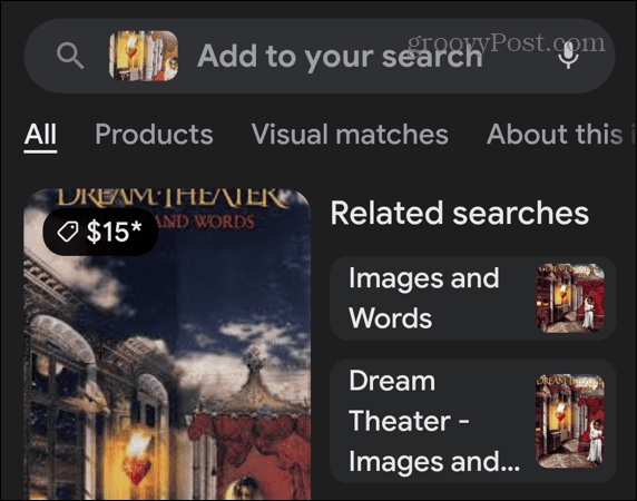 image search results google lens android