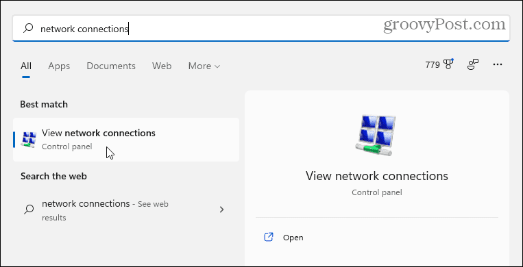 network connections windows 11