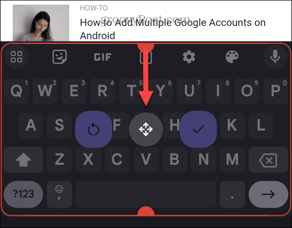 decrease keyboard size on android