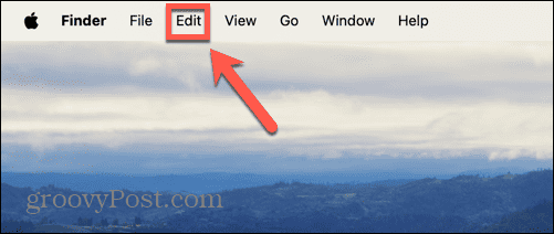 mac finder edit