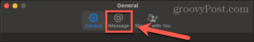 mac imessage tab