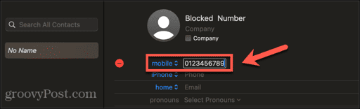 mac new contact number