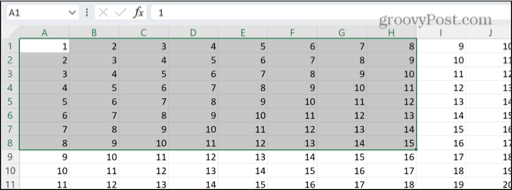 excel select print area