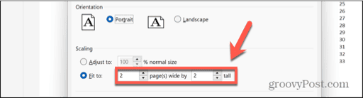 excel custom width and height