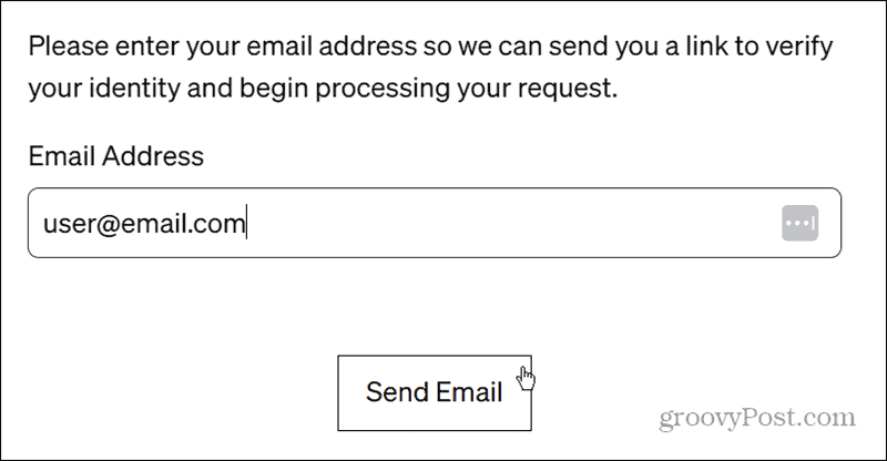 chatgpt email verification request