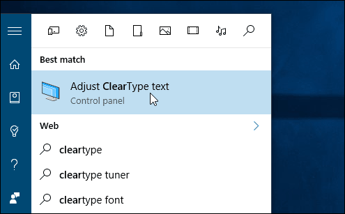 clear type text