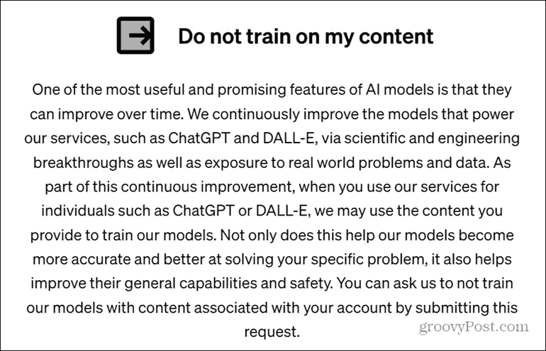 confirm chatgpt dall-e opt-out form