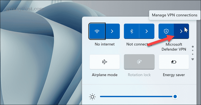 ctrl A shortcut quick settings