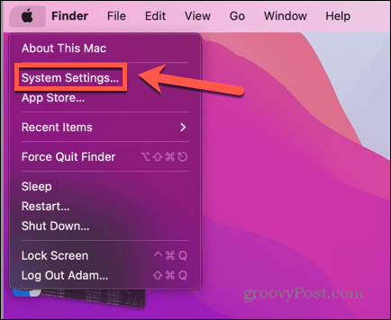 mac system settings