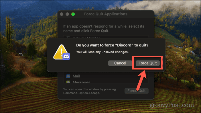 mac confirm force quit