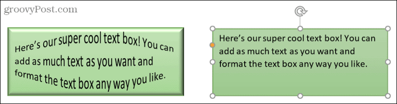 Edit a text box in Word