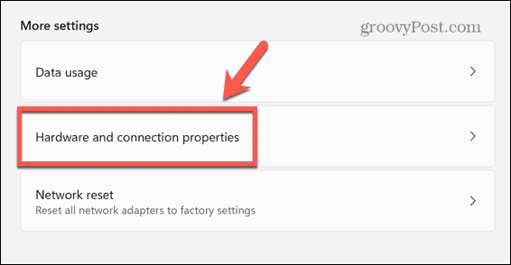 windows 11 hardware connection properties