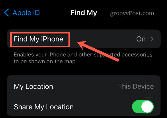 iphone find my iphone