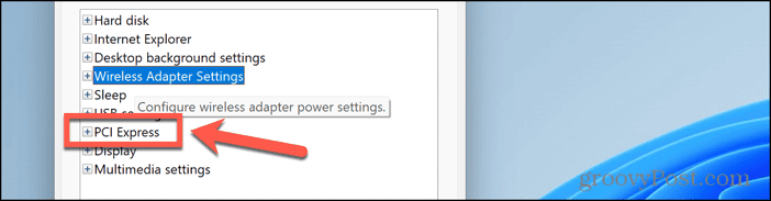 windows 11 pci express