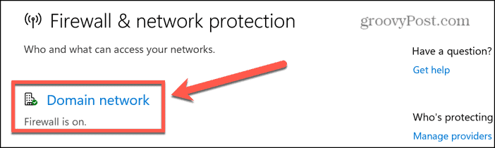 windows 11 domain network