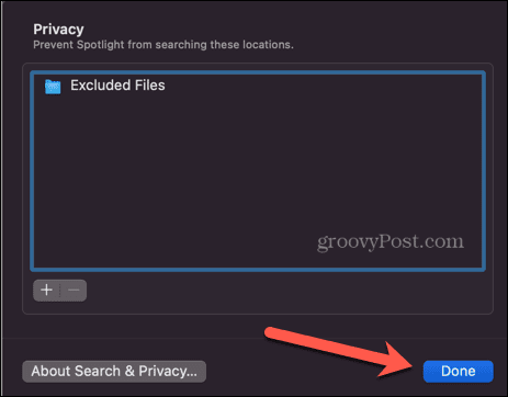 mac exclude from spotlight done