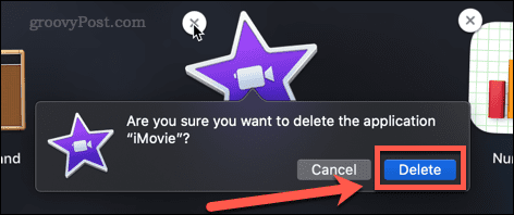 confirm delete apps on mac