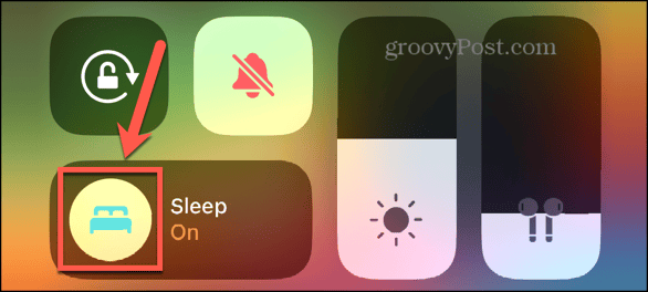 iOS sleep focus icon