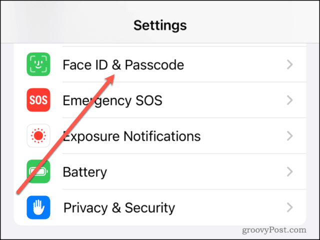 iPhone Settings App