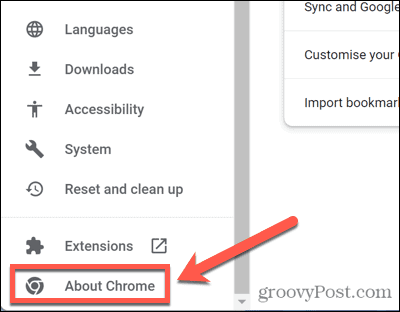 about chrome