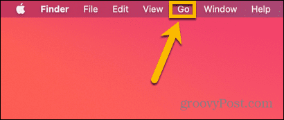 finder go menu