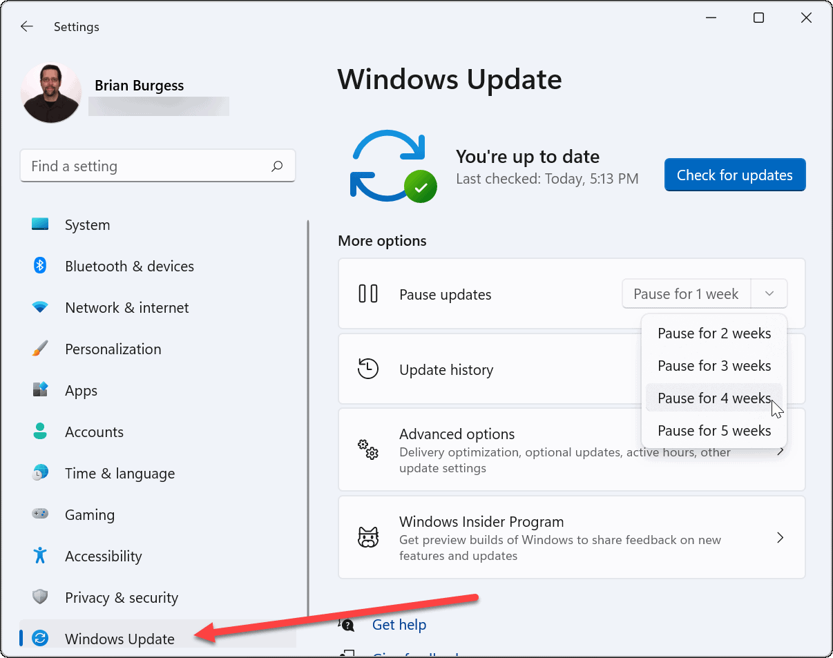 New Weeks Pause Windows 11 Update