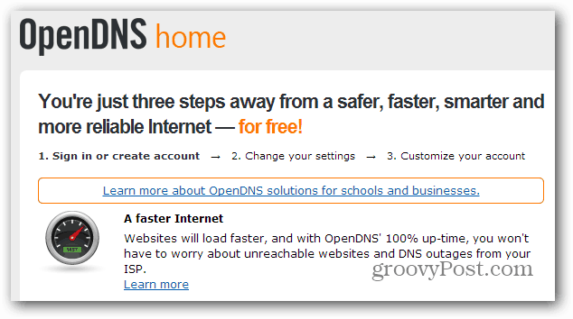 OpenDNS Home