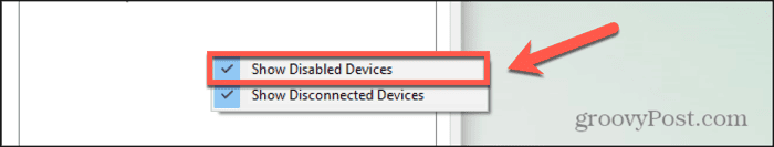 windows 11 show disabled devices