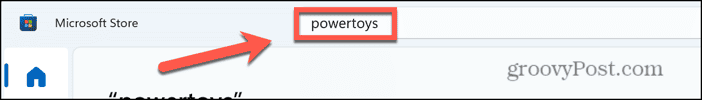 windows store search powertoys