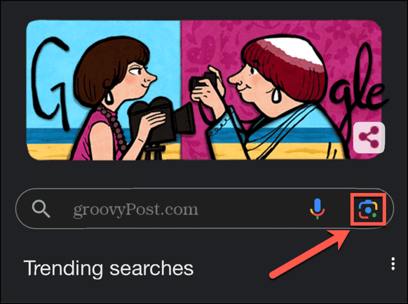 google mobile search camera icon