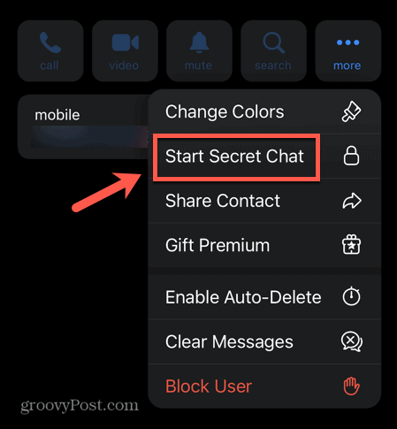 telegram secret chat