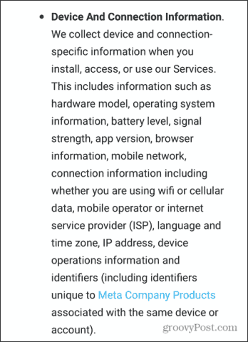 whatsapp privacy poicy