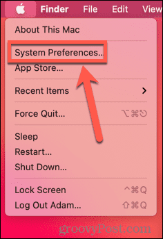 mac system preferences