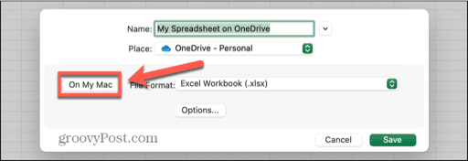 excel on my mac