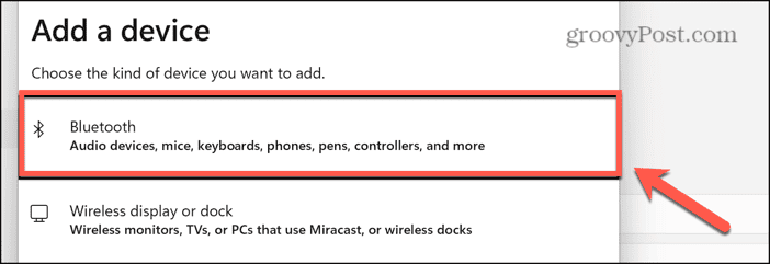 windows 11 add bluetooth device